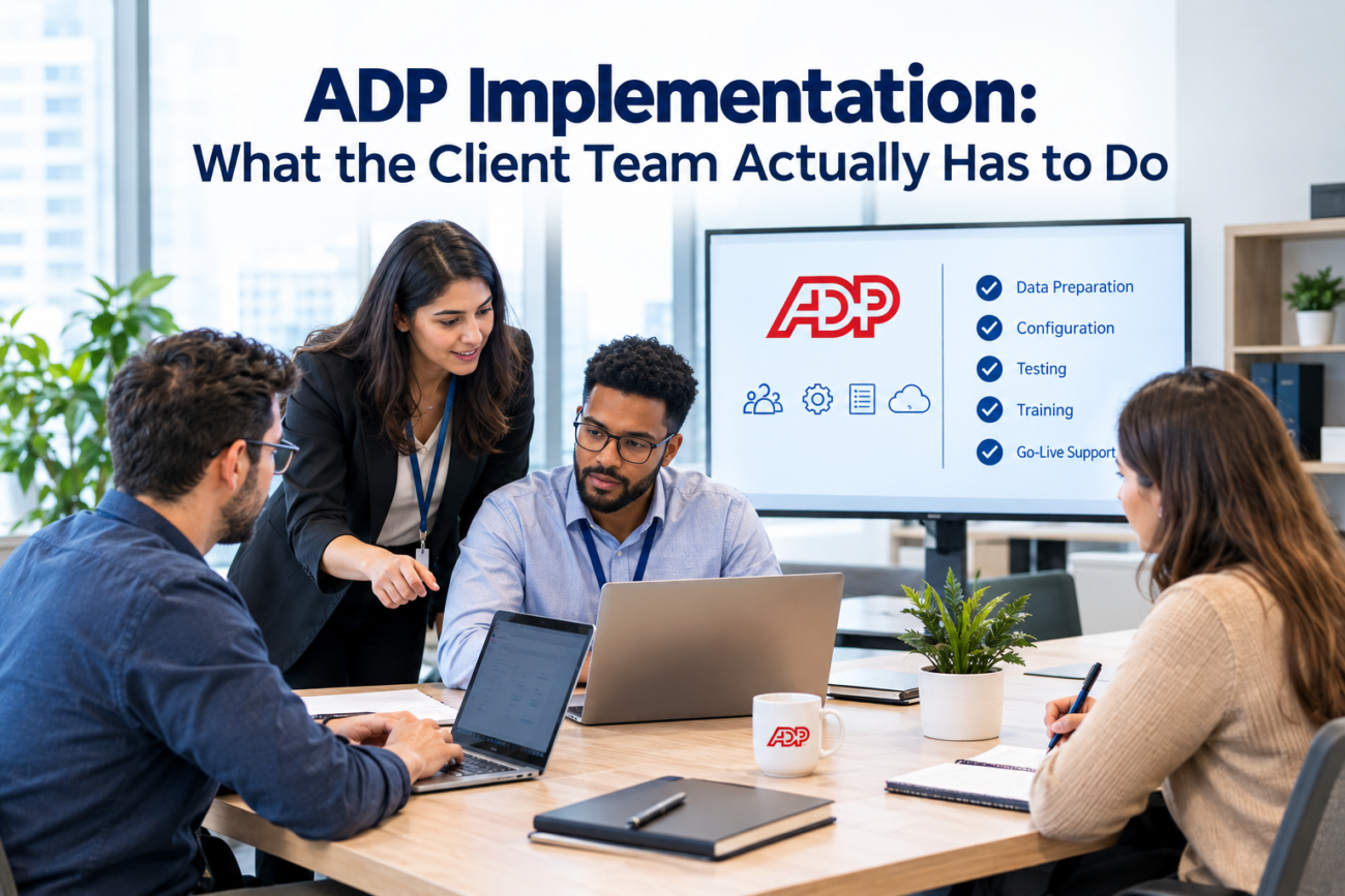 ADP Implementation: What the Client Team Must Do