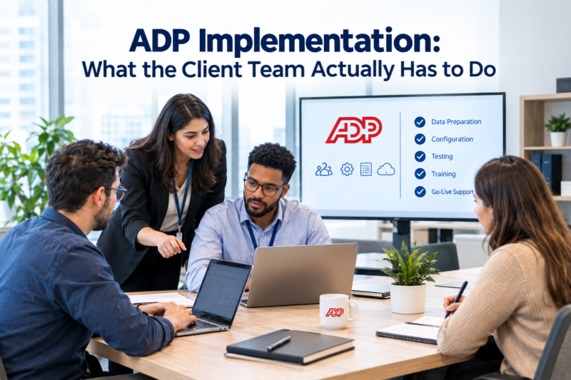 ADP Implementation: What the Client Team Actually Has to Do