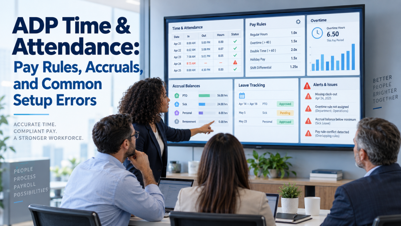 ADP Time and Attendance setup