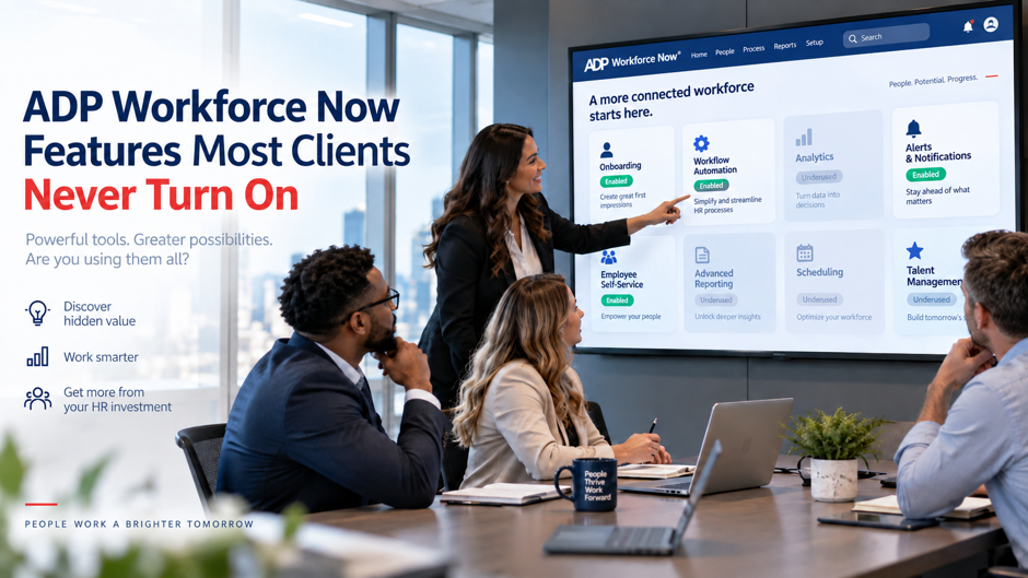 ADP Workforce Now Features Most Clients Never Turn On