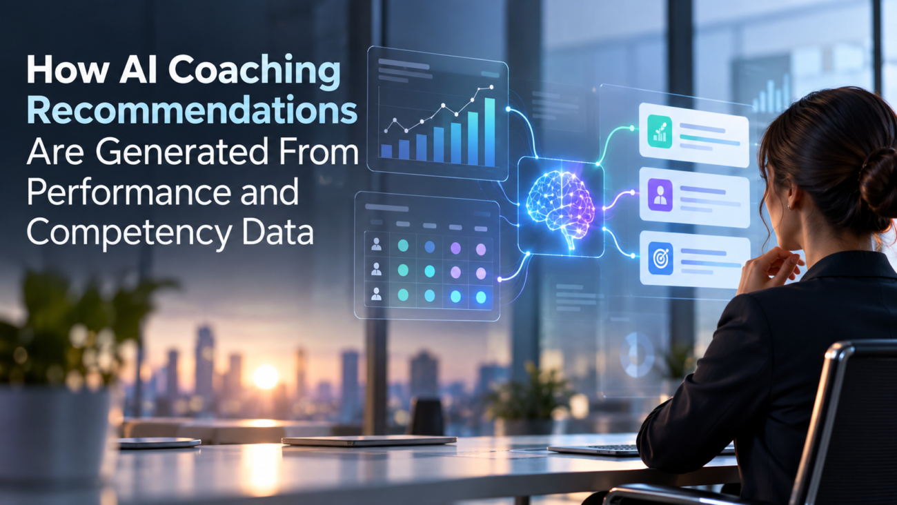 How AI Coaching Recommendations Are Generated From Performance and Competency Data