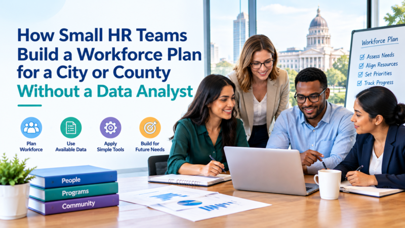 How Small HR Teams Build a Workforce Plan for a City or County Without a Data Analyst
