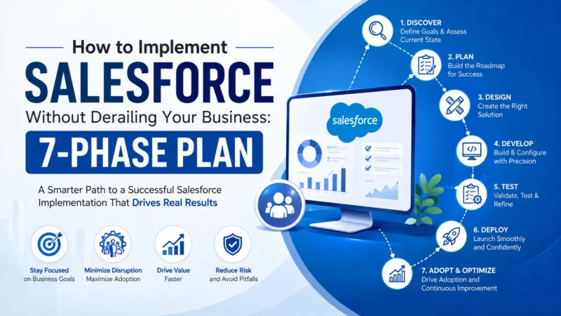 How to Implement Salesforce Without Derailing Your Business: 7-Phase Plan