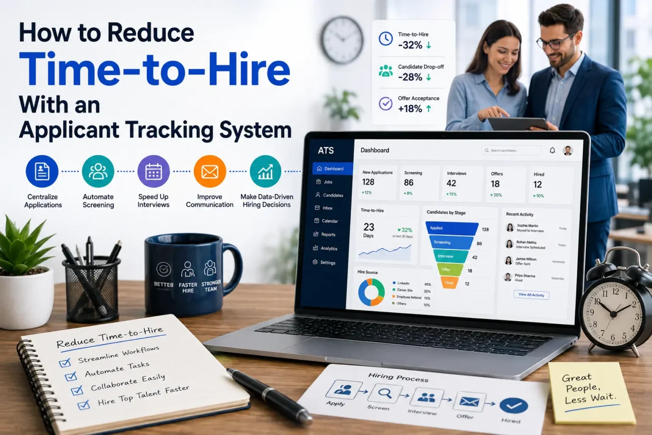 How to Reduce Time-to-Hire With an Applicant Tracking System