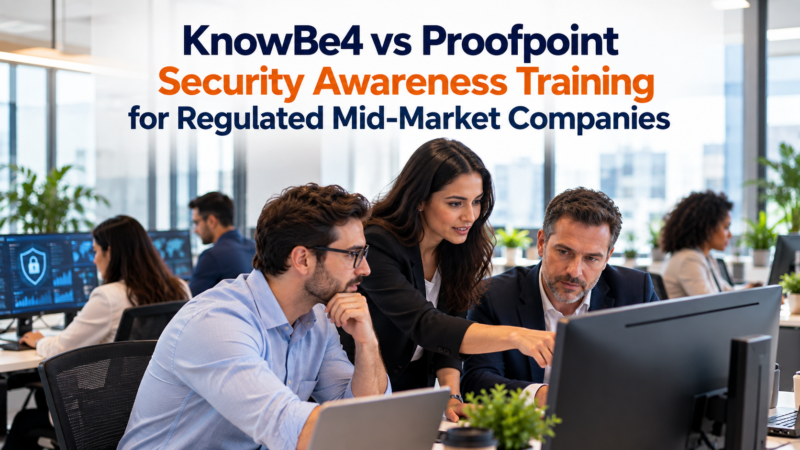 KnowBe4 vs Proofpoint Security Awareness Training for Regulated Mid-Market Companies
