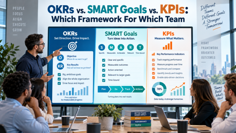 OKRs vs. SMART Goals vs. KPIs: Which Framework for Which Team