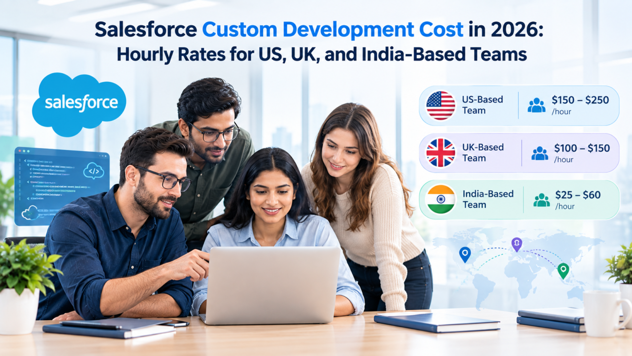 Salesforce Development Cost 2026: US vs UK vs India Rates