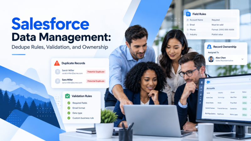 Salesforce Data Management: Dedupe Rules, Validation, and Ownership