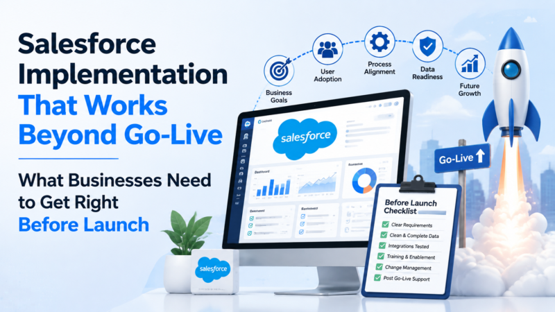 Salesforce Implementation That Works Beyond Go-Live What Businesses Need to Get Right Before Launch