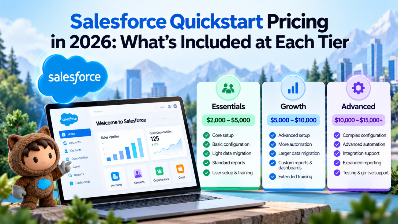 Salesforce Quickstart pricing