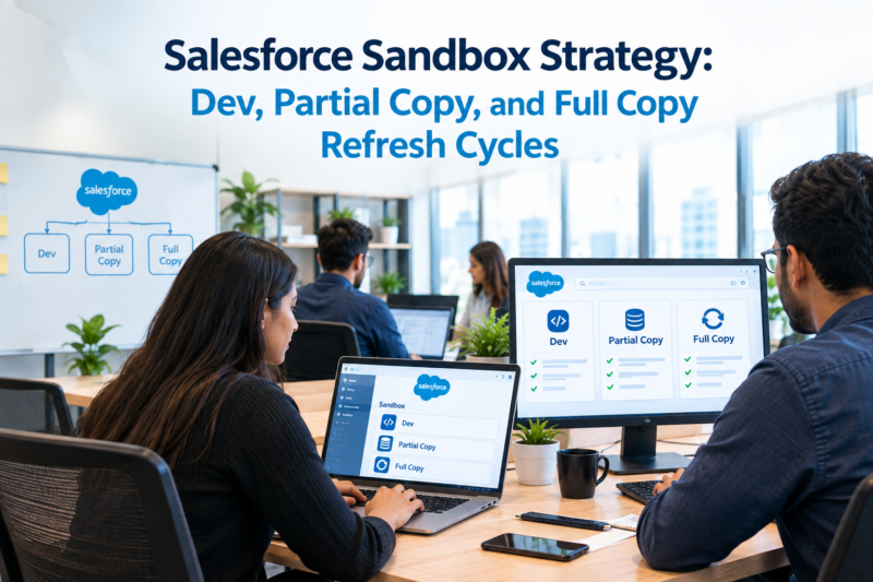 Salesforce Sandbox Strategy: Dev, Partial Copy, and Full Copy Refresh Cycles