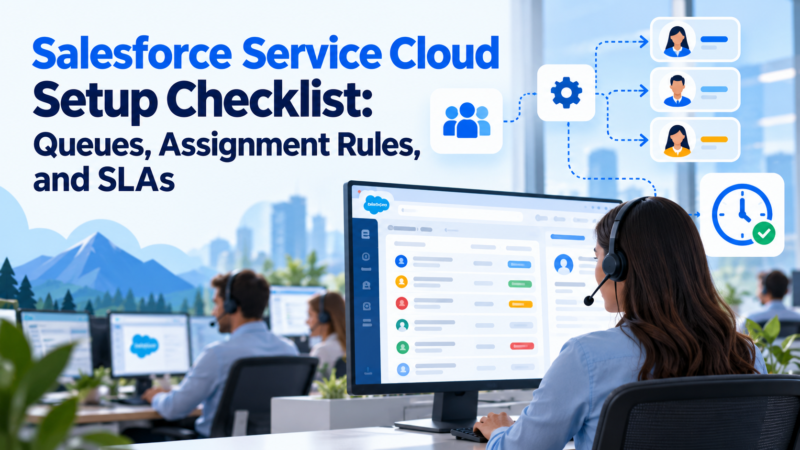 Salesforce Service Cloud Setup Checklist: Queues, Assignment Rules, and SLAs