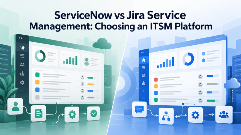 ServiceNow vs Jira Service Management: Choosing an ITSM Platform