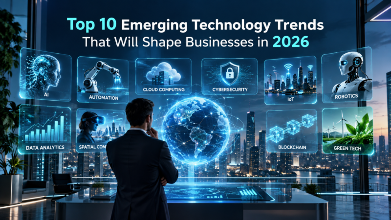 Top 10 emerging technology trends that will shape businesses in 2026
