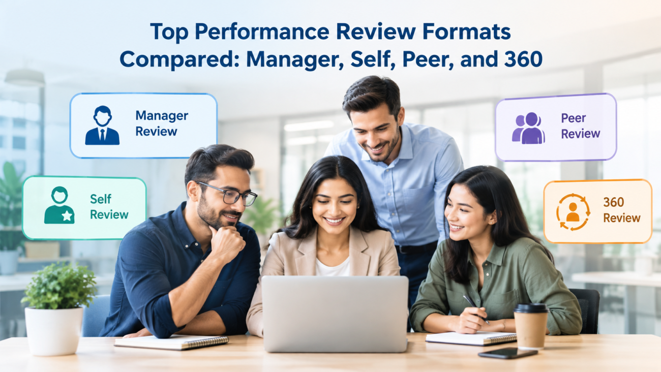 Performance Review Formats: Manager, Self, Peer & 360