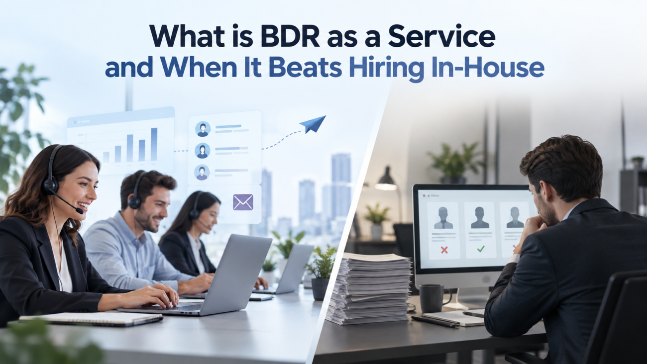 What Is BDR as a Service and When It Beats Hiring In-House