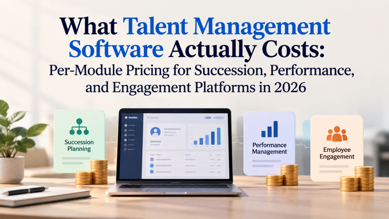 What Talent Management Software Actually Costs Per-Module Pricing for Succession, Performance, and Engagement Platforms in 2026