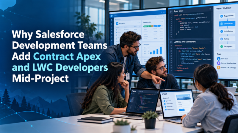Why Salesforce Development Teams Add Contract Apex and LWC Developers Mid-Project