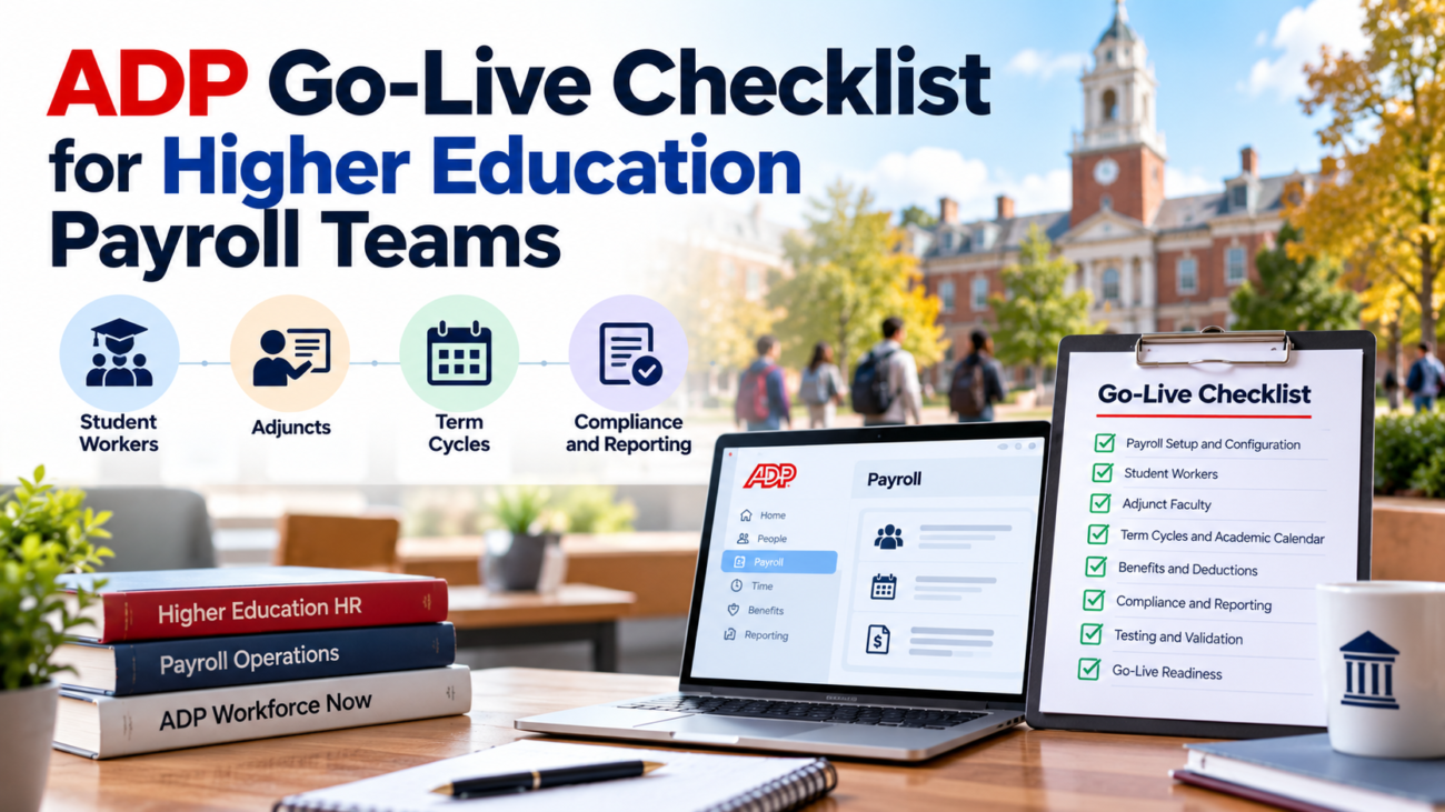 ADP Go-Live Checklist