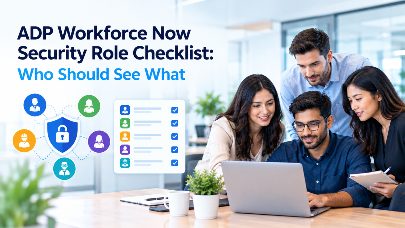 ADP Workforce Now Security Roles Checklist