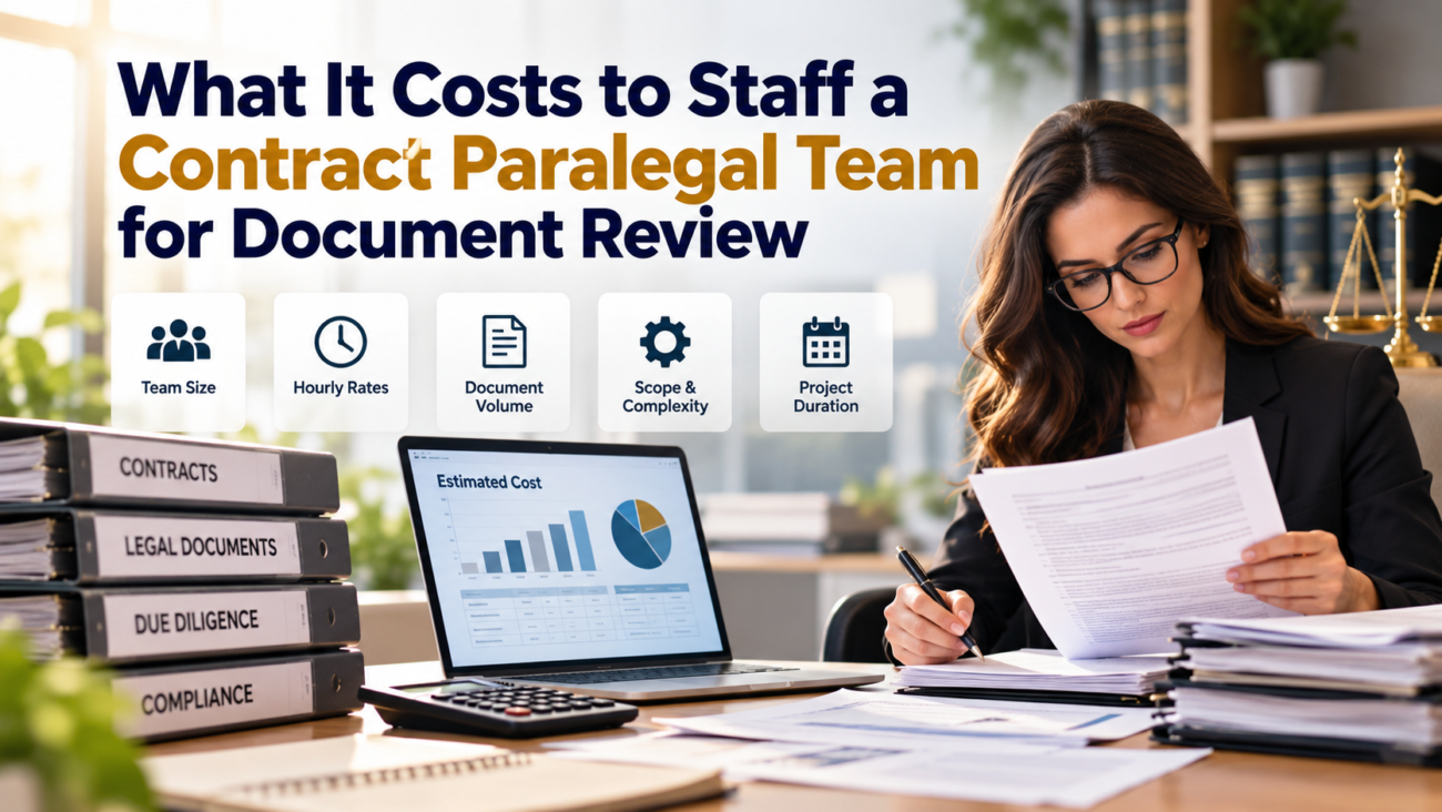 contract paralegal team