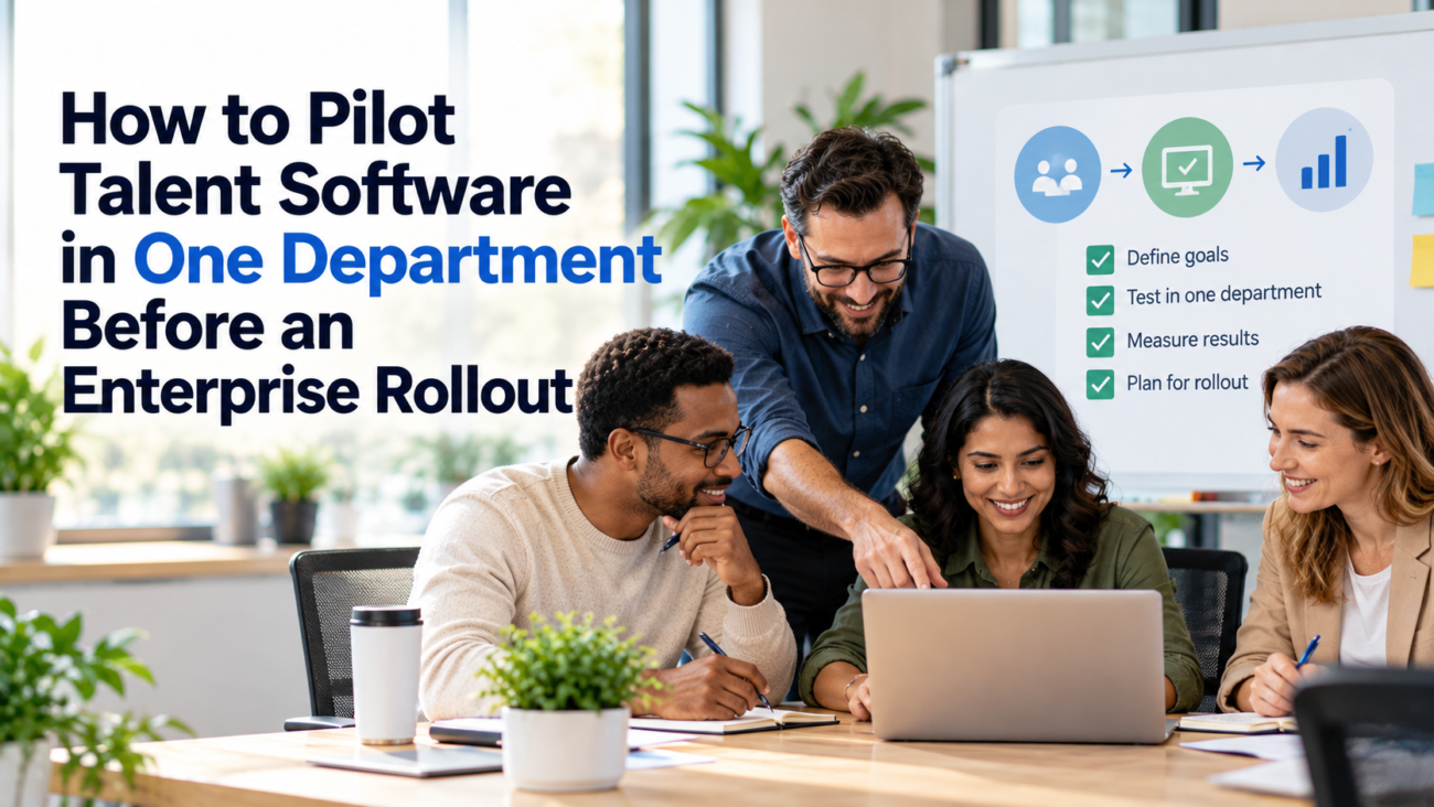 Talent Software Pilot: Test One Department First