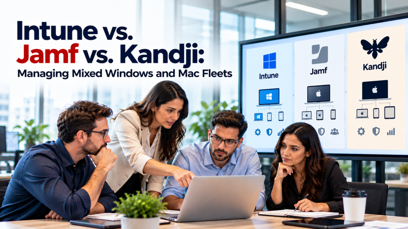 Intune vs Jamf vs Kandji: Mixed-Fleet Guide