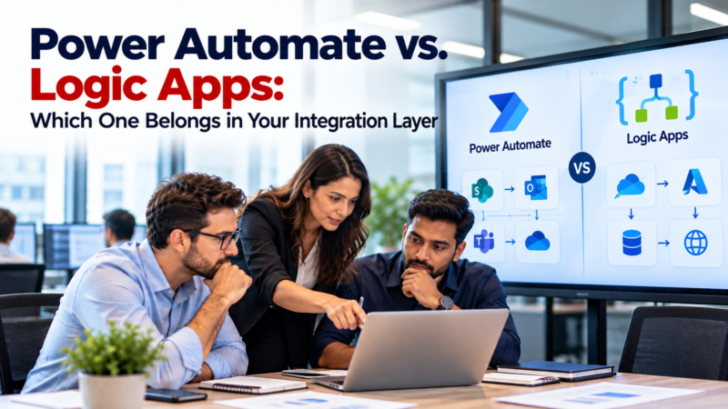 Power Automate vs. Logic Apps: Which One Belongs in Your Integration Layer