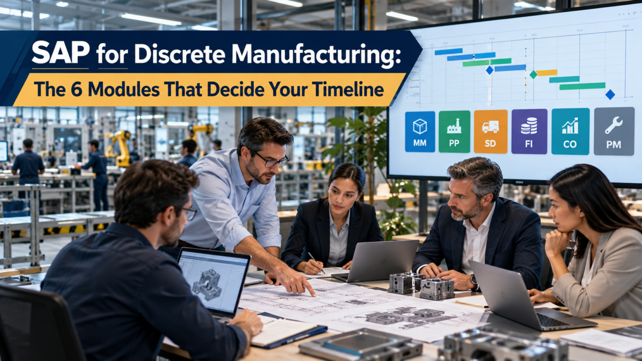 SAP for Discrete Manufacturing: 6 Timeline Modules