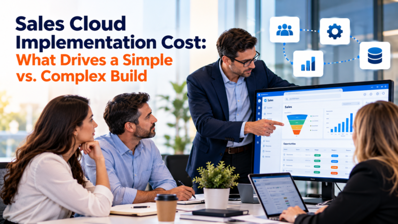 Sales Cloud Implementation Cost: What Drives a Simple vs. Complex Build
