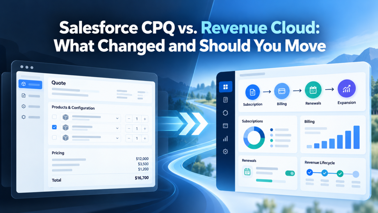 Salesforce CPQ vs Revenue Cloud: Stay or Move?