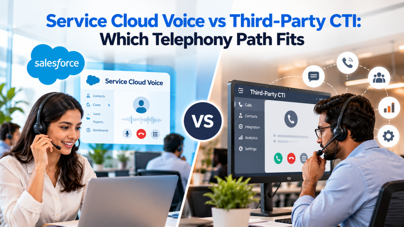 Service Cloud Voice vs Third-Party CTI