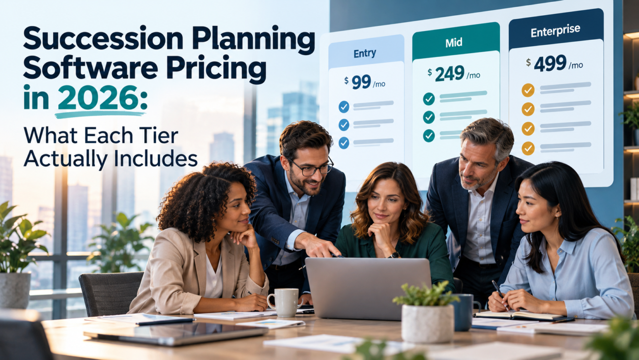 Succession Planning Software Pricing 2026: Tiers Explained