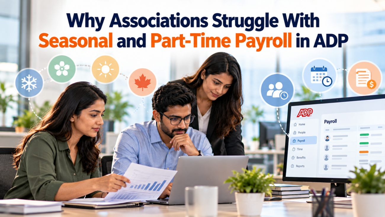 ADP Payroll for Associations: Seasonal Staff Issues