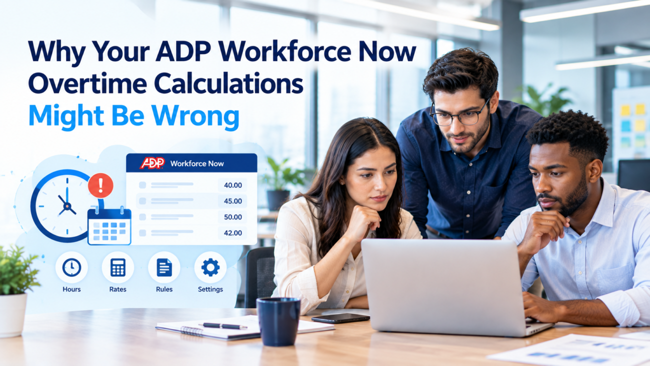 ADP Workforce Now Overtime Errors and How to Fix Them